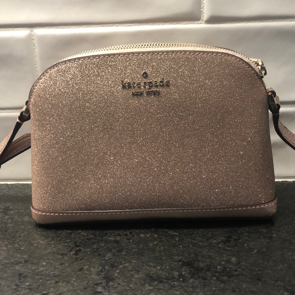 Kate Spade Crossbody Sparkle Rose Gold